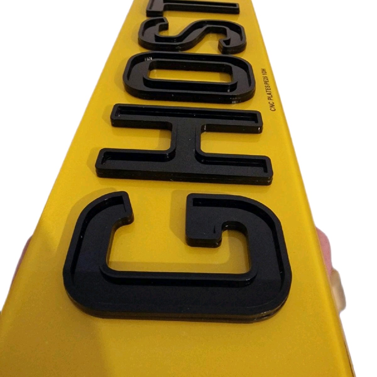 GHOST 4D Number Plates – Stealth Edition & Road-Legal