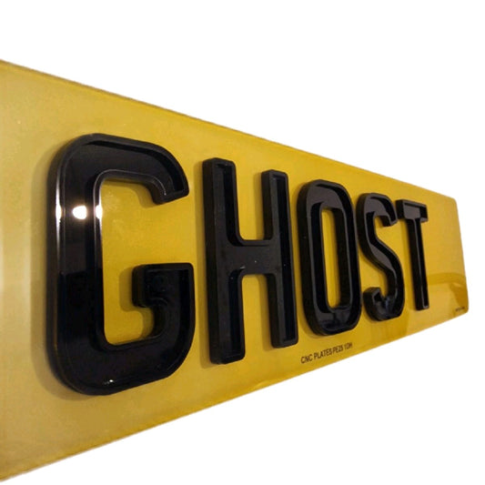 GHOST 4D Number Plates – Stealth Edition & Road-Legal